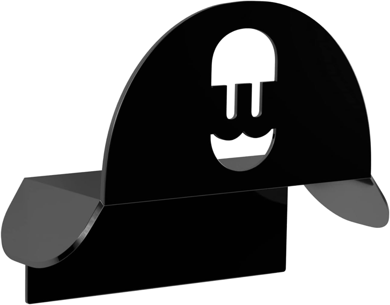 Suporte de mangueira EV Wallbox para paredes preto