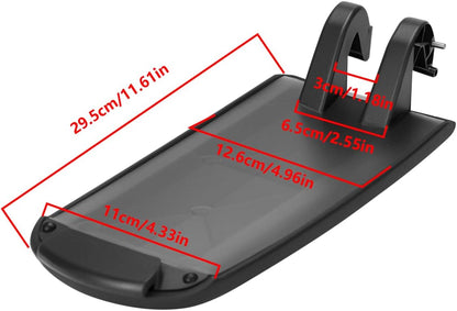 Apoyabrazos para A4, Tapa del apoyabrazos para coche para A4 B6 B7 2002-2007, Cuero, OE: 8E0864245E (Negro)