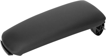 Apoyabrazos para A4, Tapa del apoyabrazos para coche para A4 B6 B7 2002-2007, Cuero, OE: 8E0864245E (Negro)