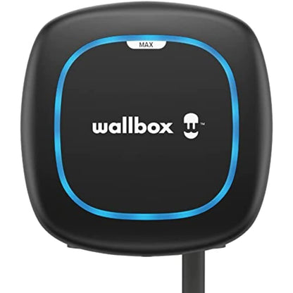 Wallbox Paquete de Carga Solar Pulsar Plus Cargador de vehículo eléctrico (7,4 kW, 5 Metros, Tipo 2, WiFi, Bluetooth, OCPP, Interior/Exterior) Blanco + Power Boost monofásico