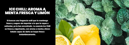 AXE Ambientador de carro para grade - 30 dias de frescura intensa com fragrância Ice Chill - design elegante, discreto e duradouro para uma viagem refrescante e sofisticada