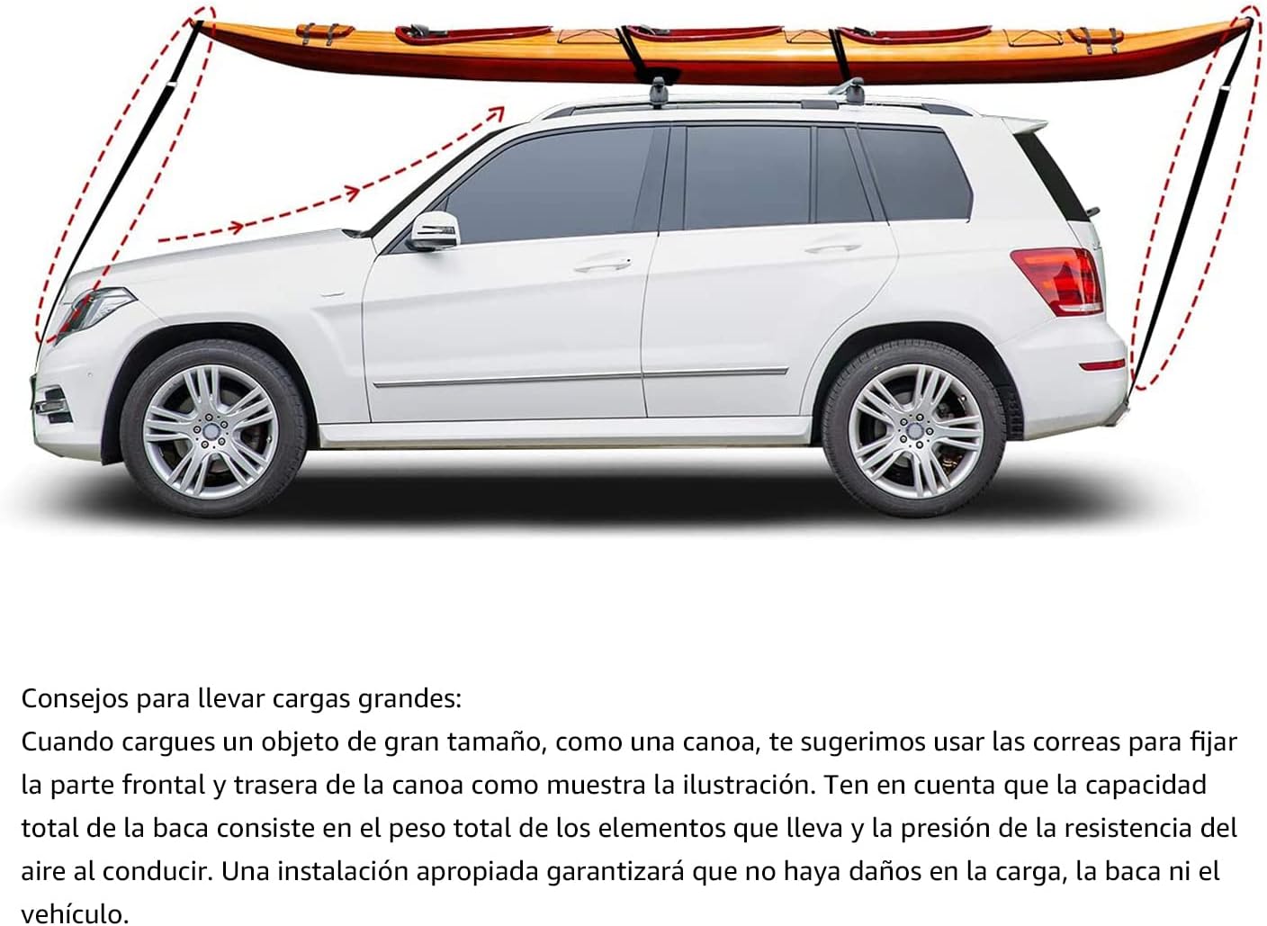 Amazon Basics Porta-bagagens de teto com calhas cruzadas, 52 polegadas, adapta-se a trechos de até 46 polegadas entre calhas laterais elevadas com espaço, embalagem de 2, preto/prateado