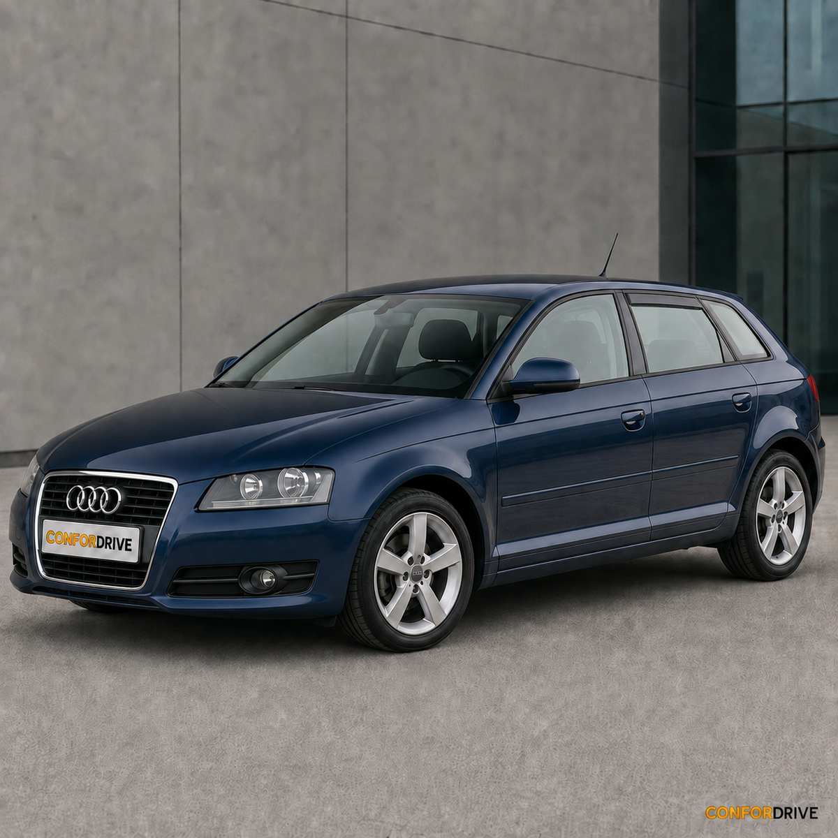 Audi A3 Sportback 8P com chuventos nas portas traseiras