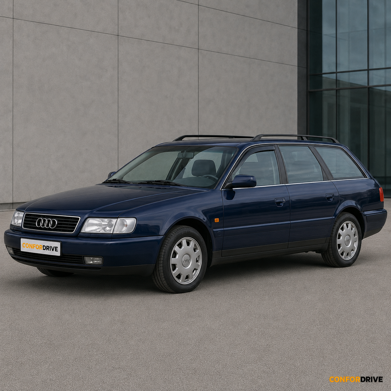 Audi A6 Avant C4 com chuventos nas portas dianteiras