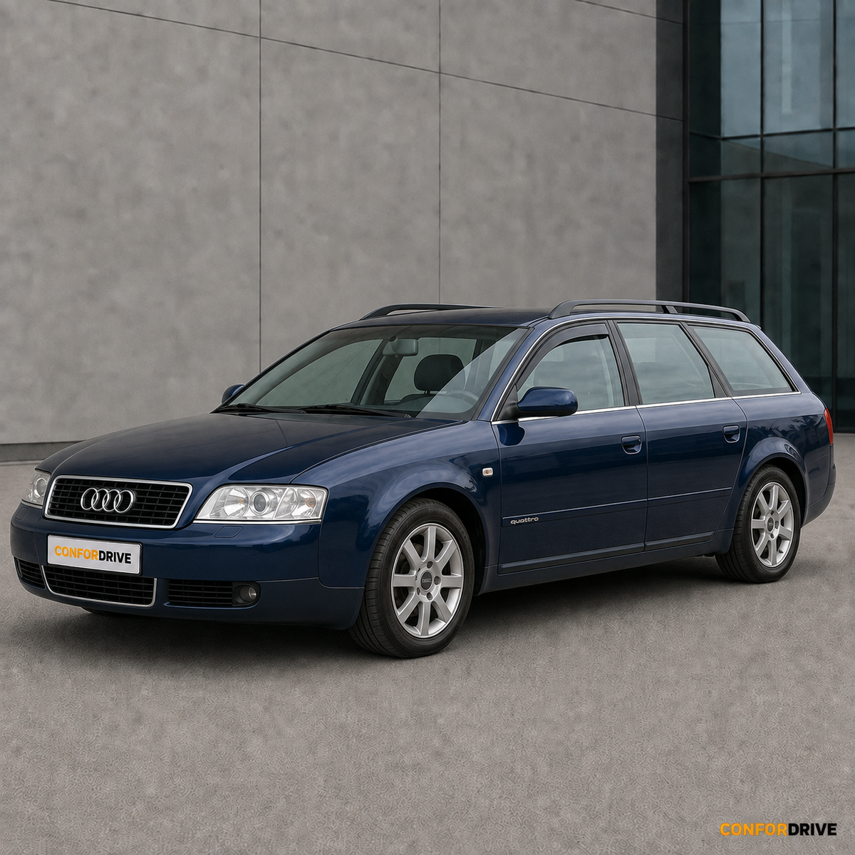 Audi A6 Quattro C5 com chuventos nas portas dianteiras