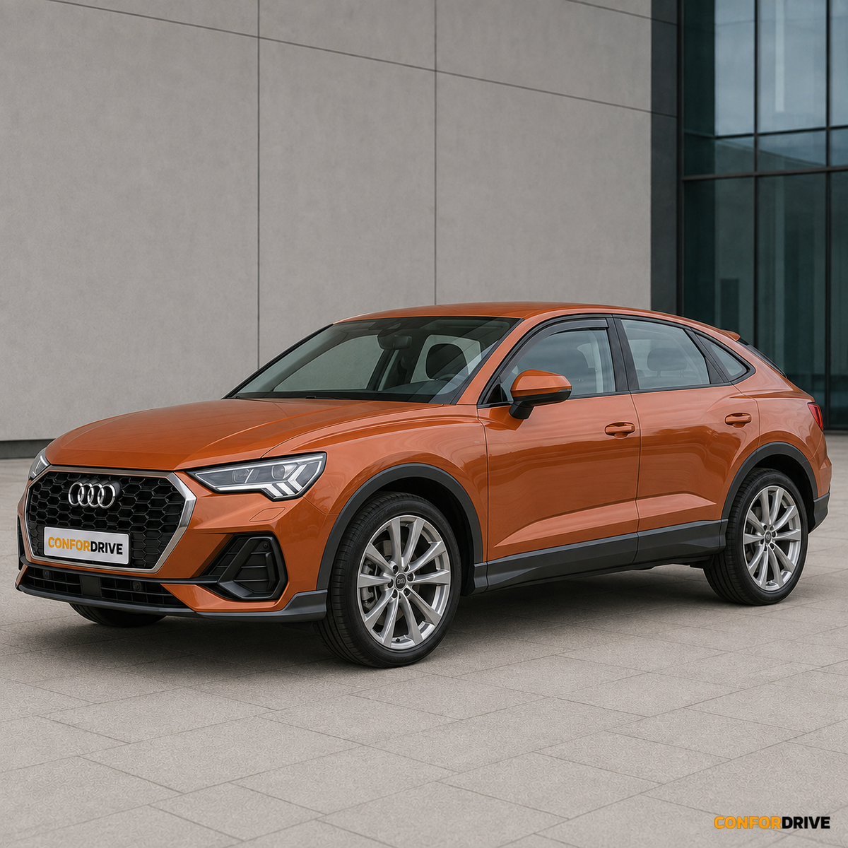 Audi Q3 Sportback F3 com chuventos nas portas dianteiras
