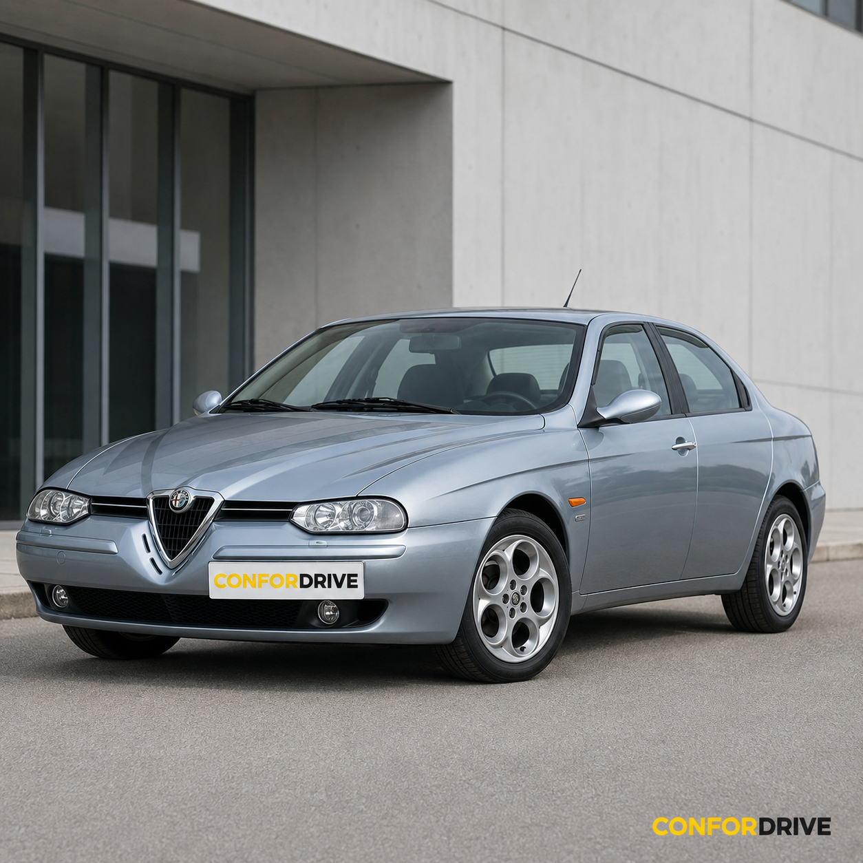 Alfa Romeo 156 Sedan 1997-2003 com chuventos CONFORDRIVE