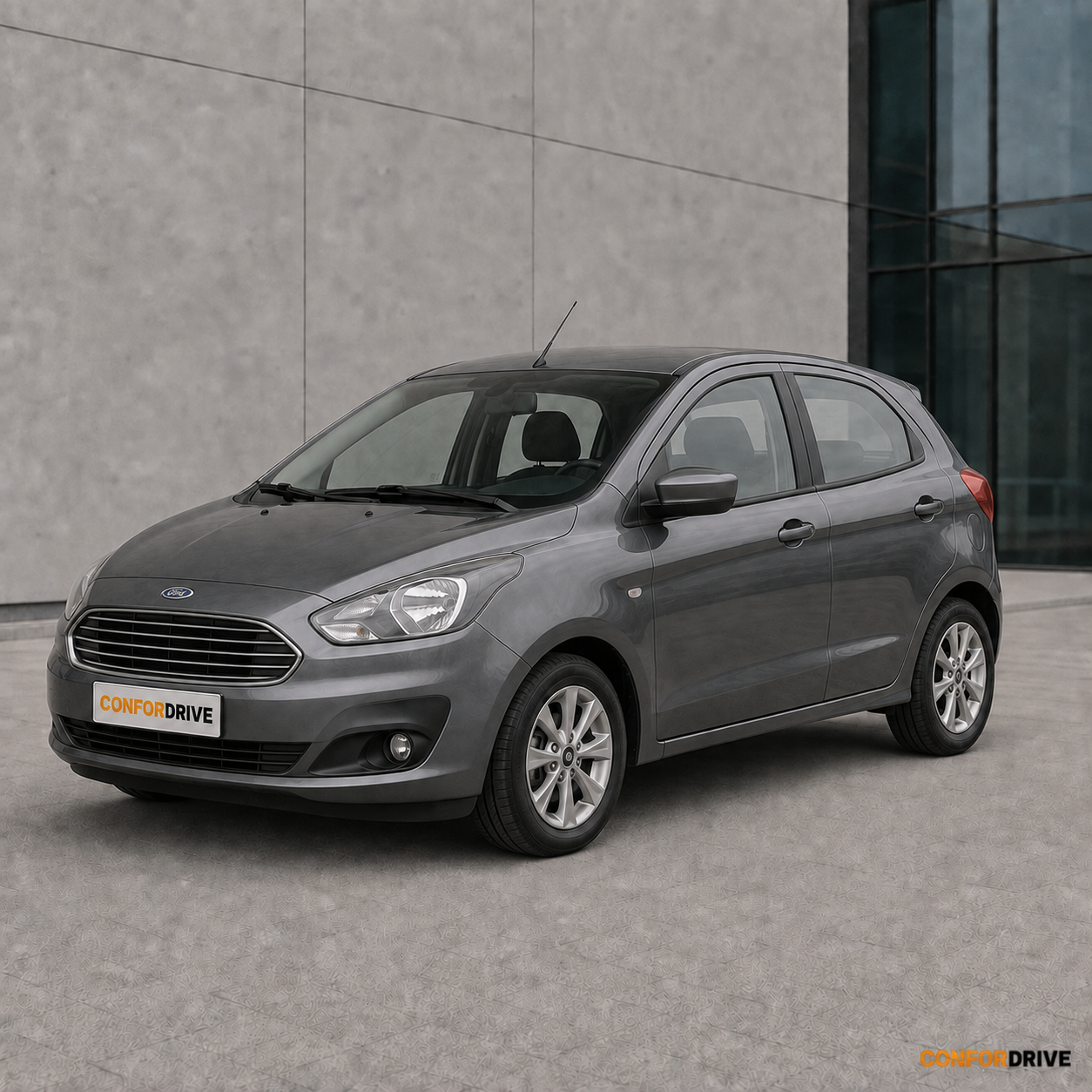 Ford Ka+ desde 2016, 5 portas com chuventos dianteiros CONFORDRIVE
