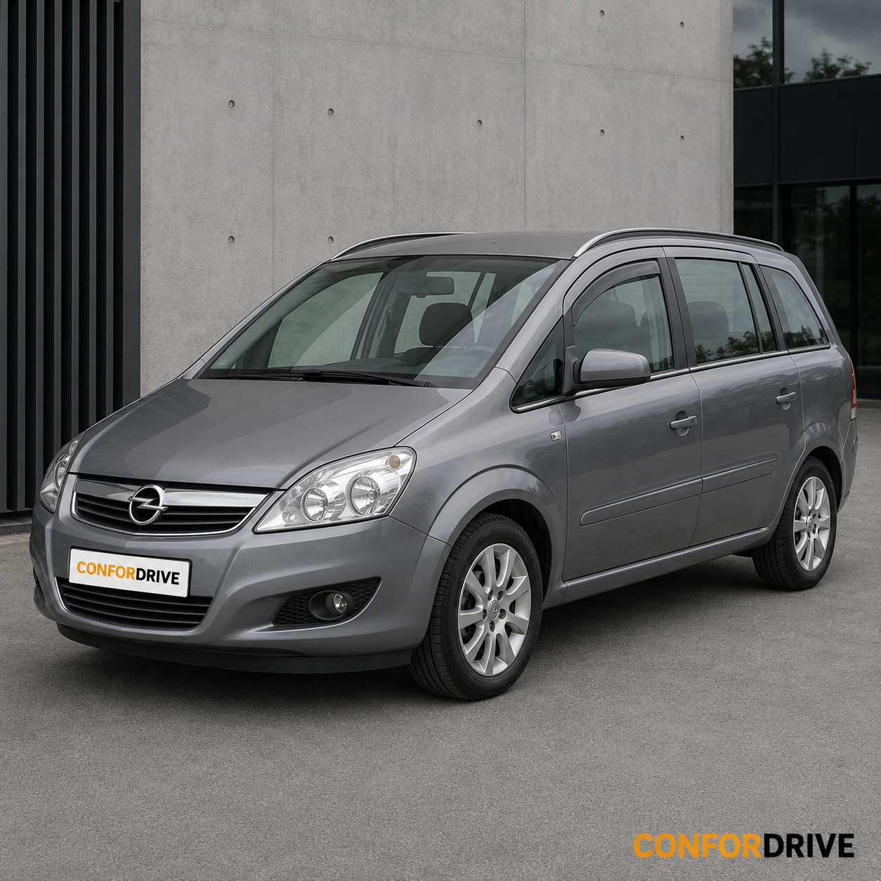 OPEL ZAFIRA B (2005-2011) com chuventos CONFORDRIVE nas portas dianteiras