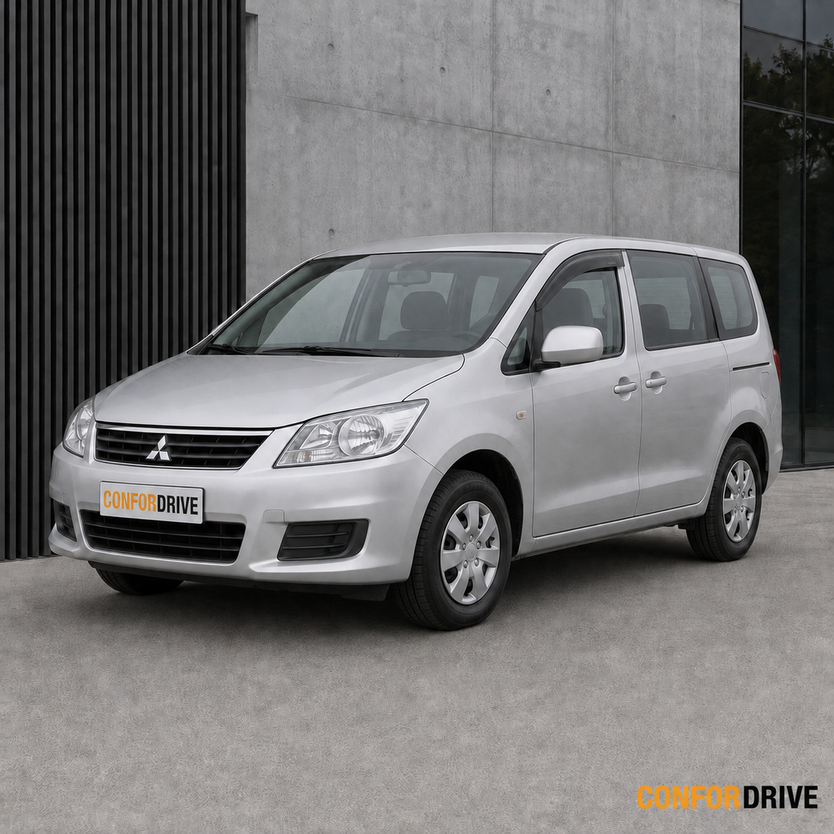 MITSUBISHI DELICA Van (2011-2019) para versão de 5 portas com chuventos dianteiros CONFORDRIVE