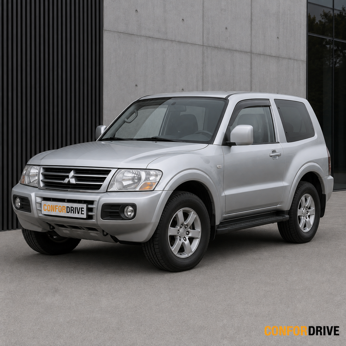 MITSUBISHI SHOGUN DID (2000-2006) para versão de 3 portas com chuventos dianteiros CONFORDRIVE