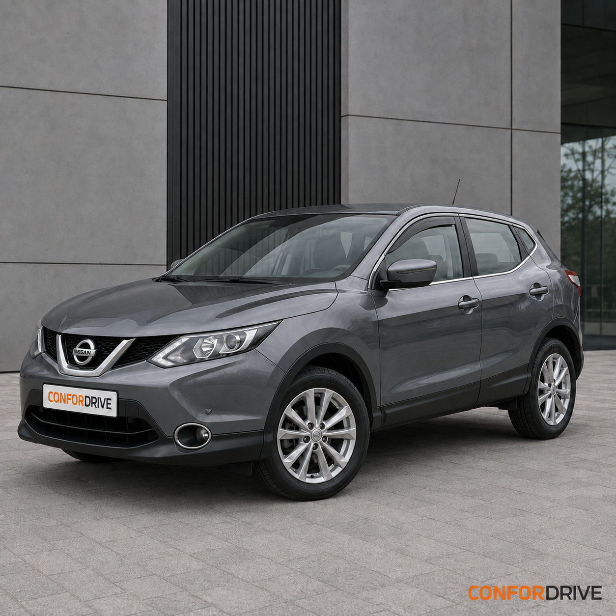 Nissan Qashqai J11 2014-2021 5 portas com chuventos CONFORDRIVE