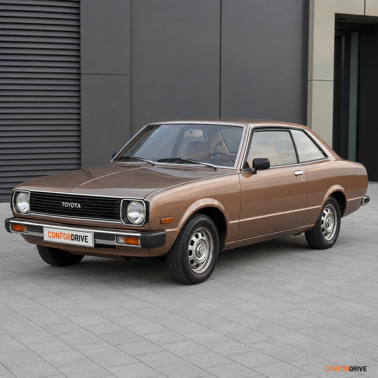 Chuventos CONFORDRIVE para TOYOTA COROLLA (1974-1981) para versão de 2 portas, portas da frente