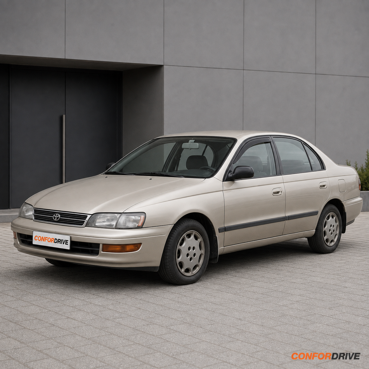 Toyota Corona Sedan 1992-1996 com chuventos interiores dianteiros CONFORDRIVE