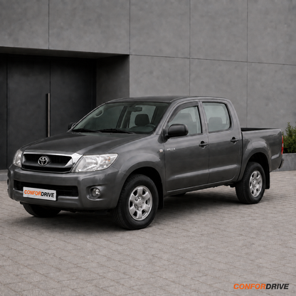 Chuventos Toyota Hilux VII Double Cab 2005-2015, aplicados apenas nos vidros dianteiros