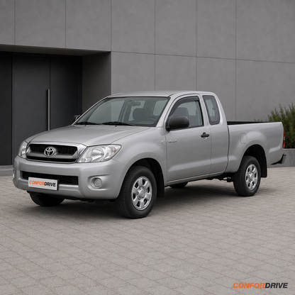 Chuventos Toyota Hilux VII Xtra Cab 2005-2015, aplicados nos vidros dianteiros
