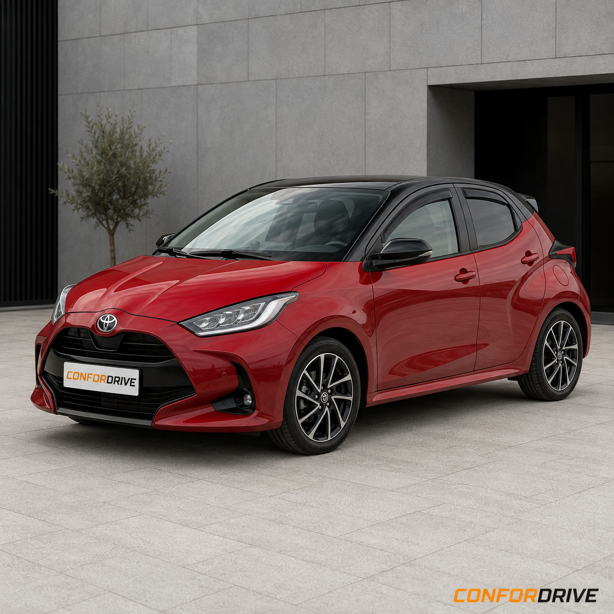 Chuventos Toyota Yaris IV 2020 5 portas, portas da frente e traseiras
