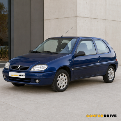 Citroën Saxo 3 portas 1996-2004 com chuventos dianteiros CONFORDRIVE