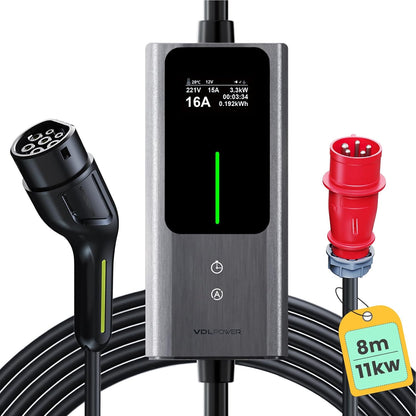 VDLPOWEREU Tipo 2, 11 kW, cabo de 8 m; referência B0G62PNTKZ