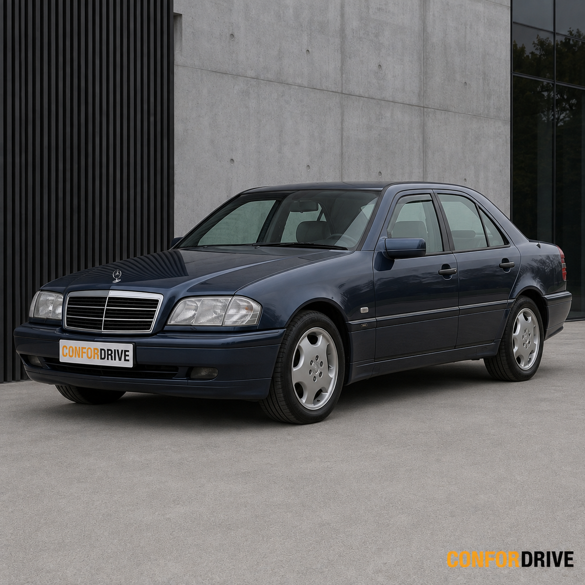 Mercedes Classe C W202 1993–2000, veículo com chuventos CONFORDRIVE