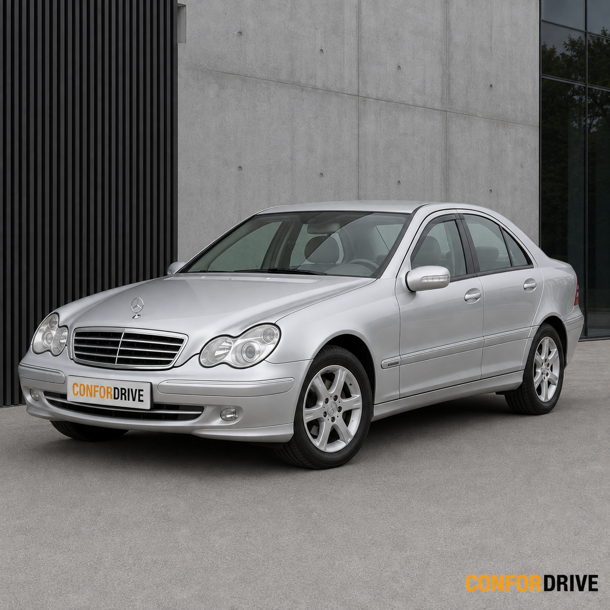Mercedes Classe C W203 2000–2007, veículo com chuventos CONFORDRIVE