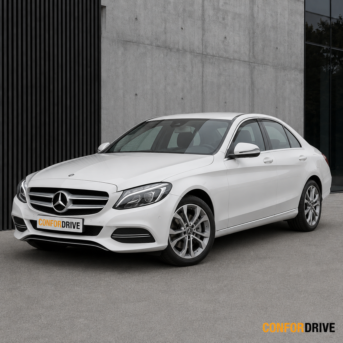 Mercedes Classe C W205 2014–2021, veículo com chuventos CONFORDRIVE
