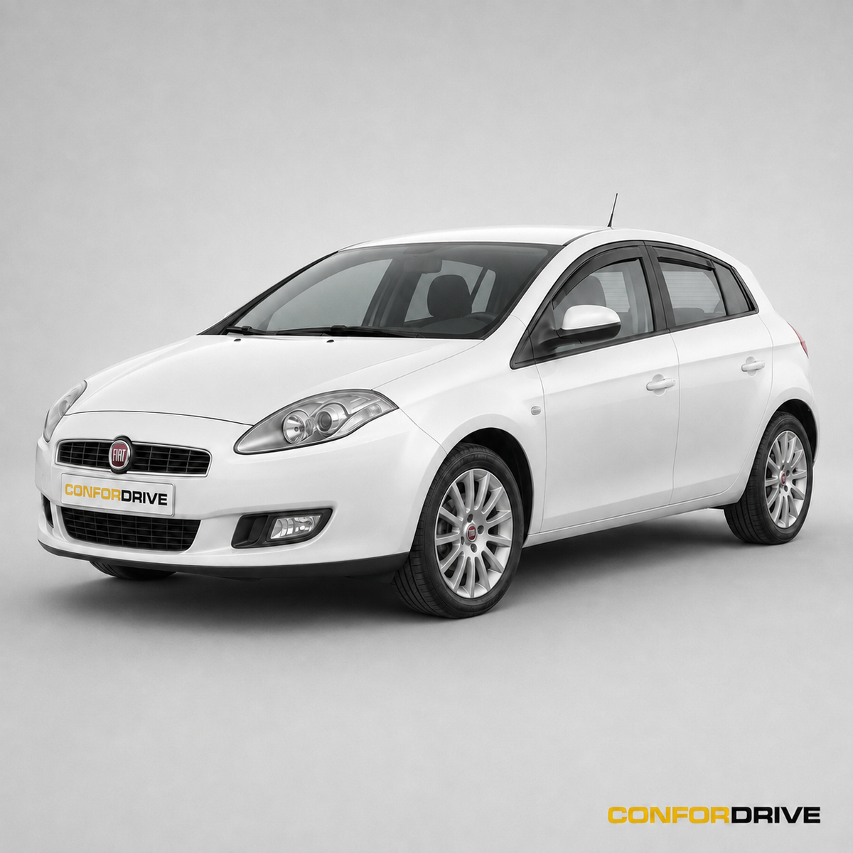 Fiat Grande Punto 2005-2009 de 5 portas com chuventos interiores