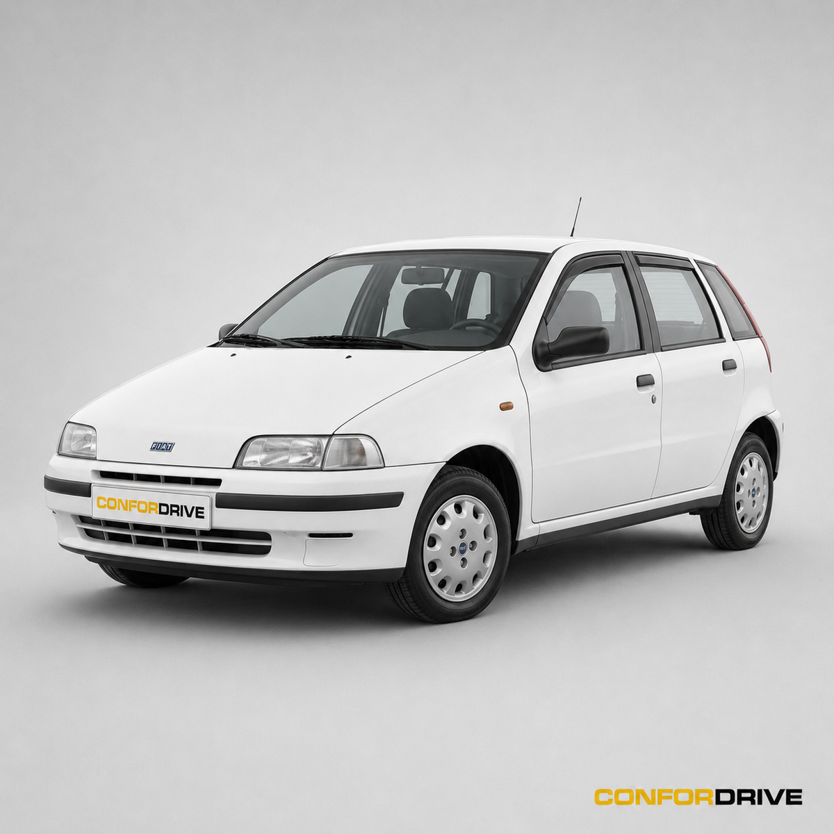 Fiat Punto 1993-1999 de 5 portas com chuventos interiores