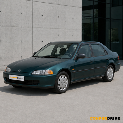 Honda Civic 1992-1996 4 portas com chuventos CONFORDRIVE