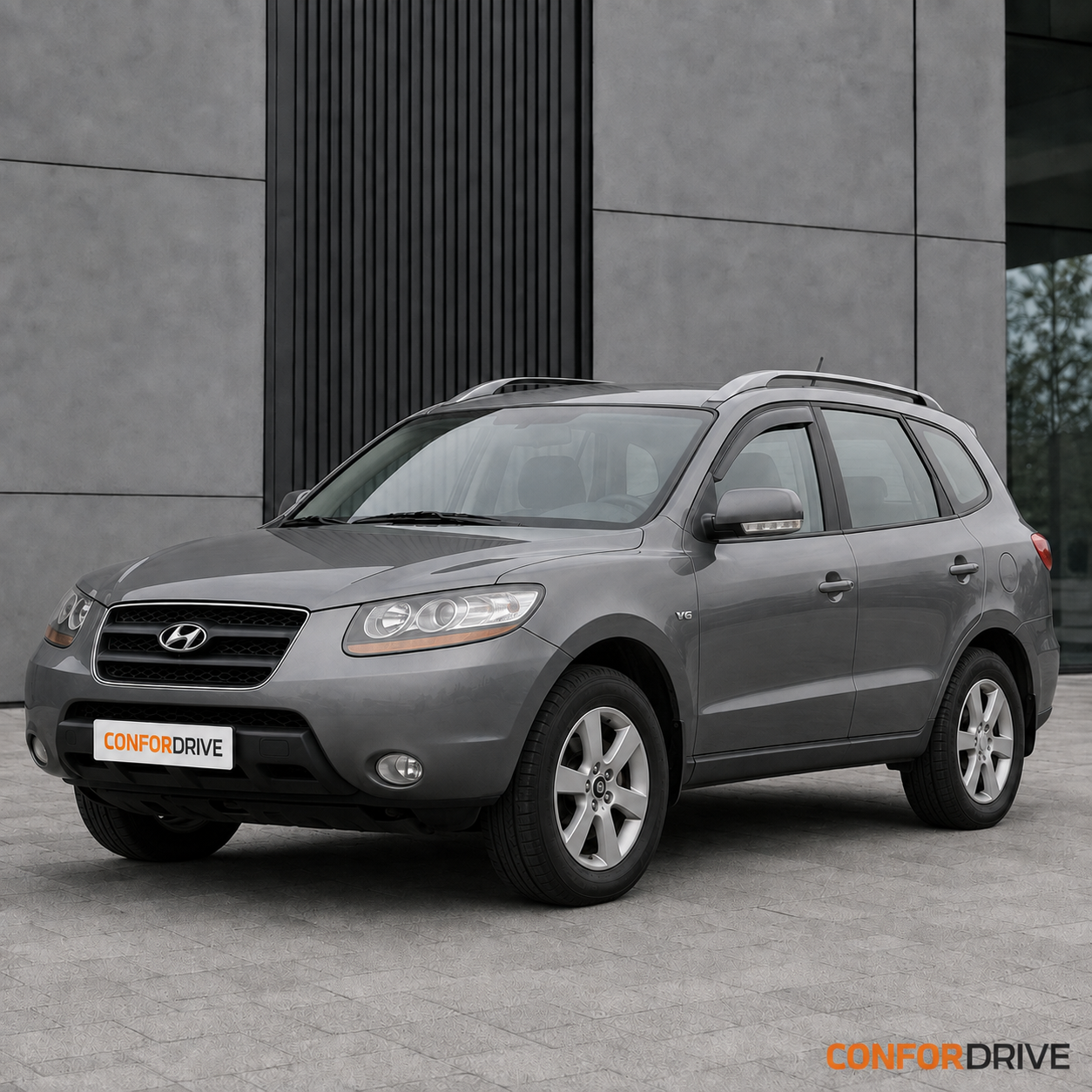 Hyundai Santa Fe CM 2006-2012 5 portas com chuventos CONFORDRIVE