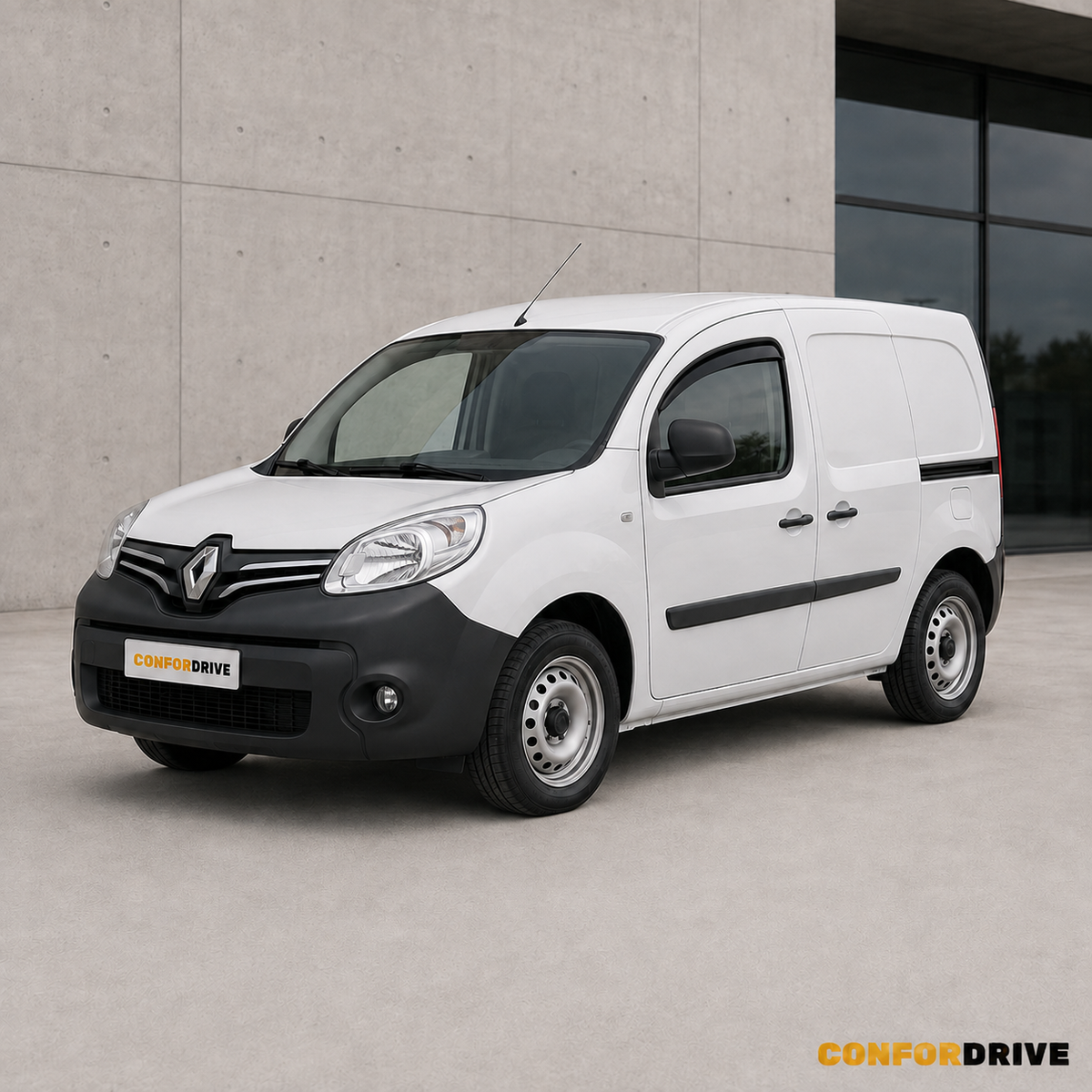 Renault Kangoo II Campos 2008-2021 com chuventos interiores dianteiros CONFORDRIVE