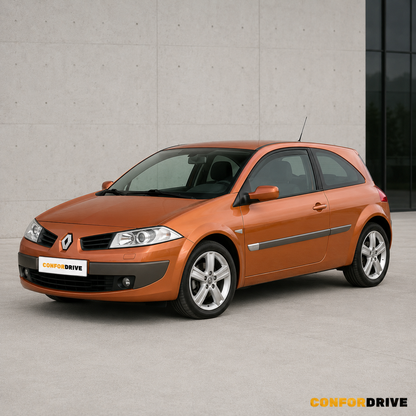 Renault Megane II 2002-2008 3 portas com chuventos interiores dianteiros CONFORDRIVE