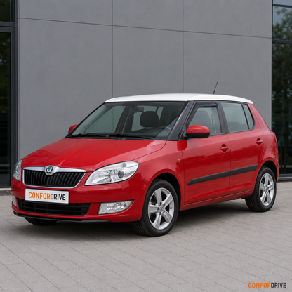 SKODA Fabia II 2007-2014 com chuventos dianteiros CONFORDRIVE