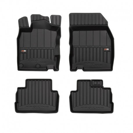 Tapetes de borracha 3D Nissan Qashqai 2014–2017