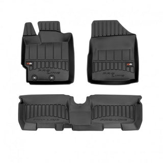 Tapetes de borracha 3D Toyota Yaris 3 ou 5 portas 2006–2011 — Premium 3D