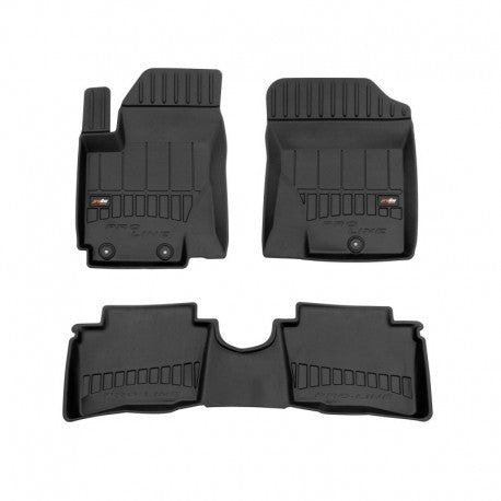 Tapetes de borracha 3D Hyundai i20 2012–2015