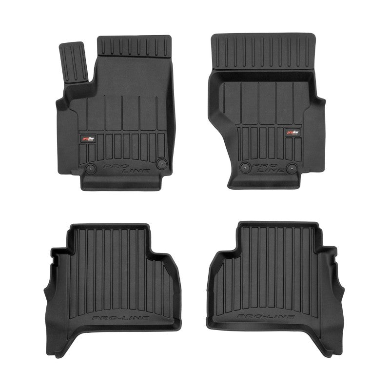 Tapetes de borracha Premium 3D para Volkswagen Amarok Cabina Dupla 2009–presente