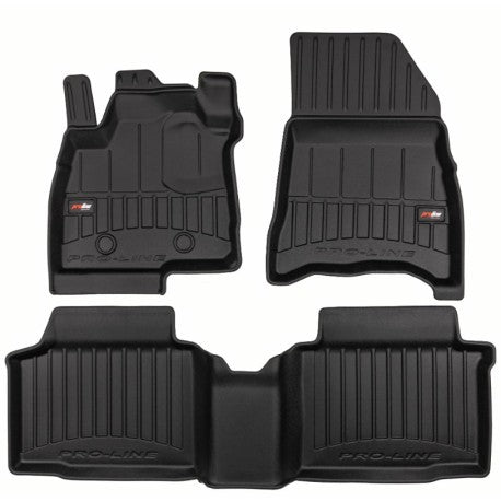 Tapetes de borracha 3D Dacia Bigster Mild Hybrid 48V 2025–atualidade