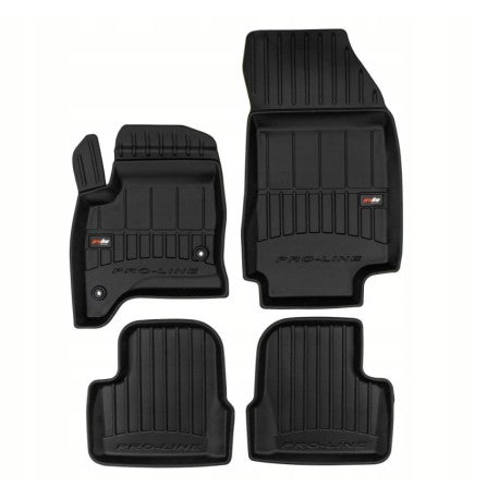 Tapetes de borracha 3D Fiat 600 Gasolina 2024–atualidade