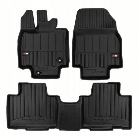 Tapetes de borracha 3D Toyota Highlander 2019–atualidade