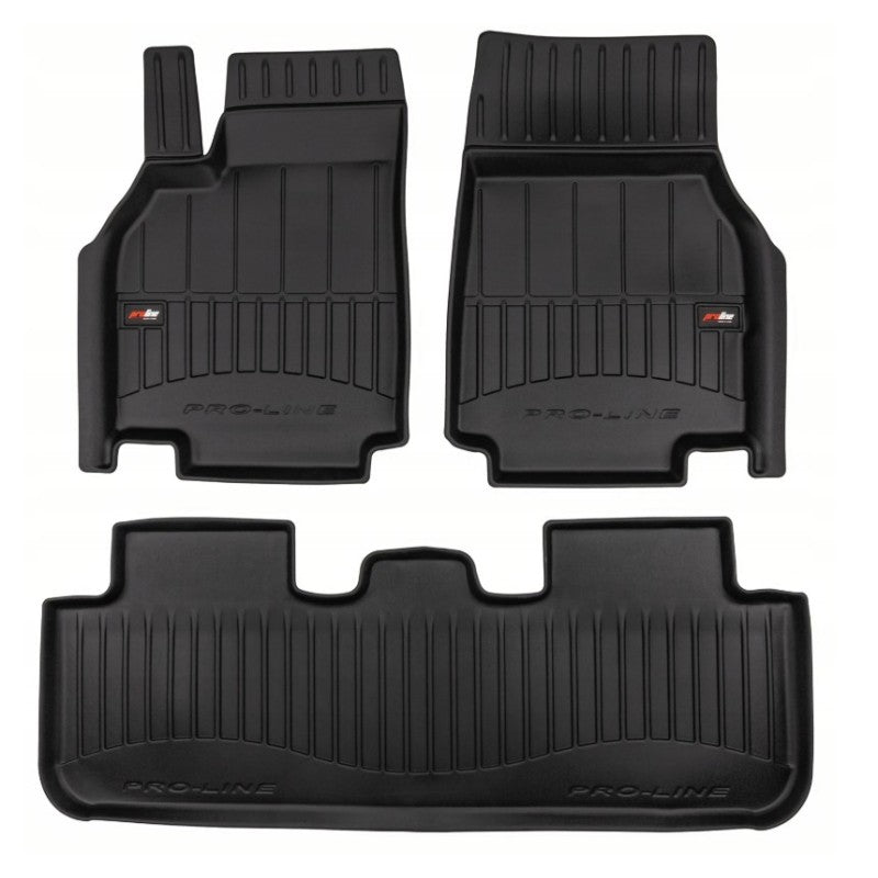 Tapetes de borracha Premium 3D Tesla Model Y Juniper 2025–presente
