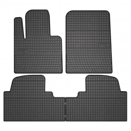 Tapetes de borracha Hyundai Santa Fé 7 bancos 2012–2018