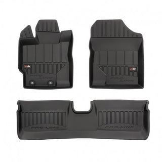 Tapetes de borracha 3D Toyota Yaris 3 ou 5 portas 2017–2020 — Premium 3D