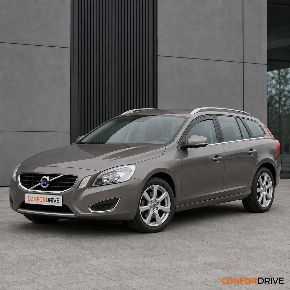 Volvo V60 SW 2010-2018 com chuventos dianteiros CONFORDRIVE